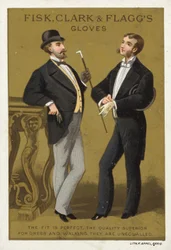 Gentlemen parlant, publicité pour des gants