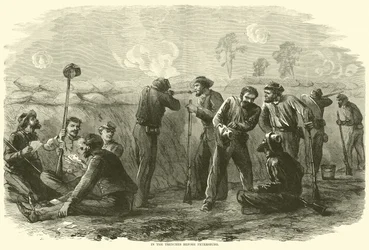 Dans les tranchées devant Petersburg, août 1864