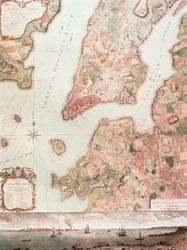 Carte de New York en 1766-67