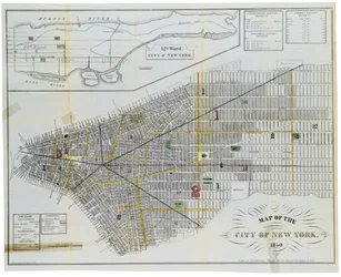 Carte de la ville de New York