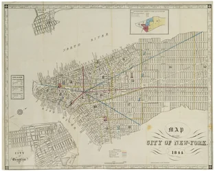 Carte de la ville de New York