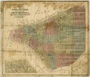 Carte de la ville de New York: préparée spécialement pour Smith Brother