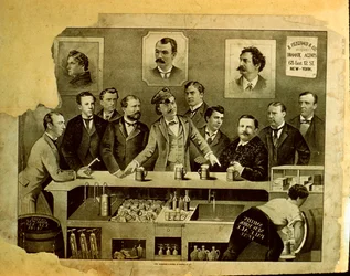 Hommes au bar
