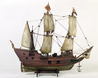 Modèle du Half Moon, navire de Henry Hudson, 1825-1900
