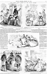 La première nuit du vieil Abe à la Maison Blanche, vers 1860