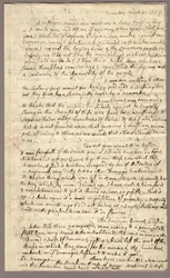 Page 1, Lettre d