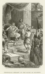 Ambassade phénicienne à la cour de Salomon