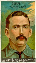 Portrait de Fred Dunlap, Pittsburgh Alleghenys, 1887