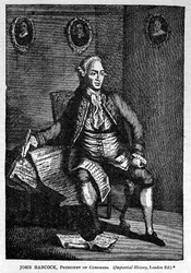 Portrait de John Hancock, de l