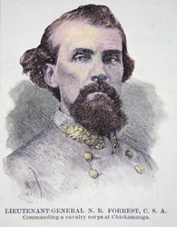 Portrait du lieutenant général Nathan B. Forrest (1821-77)