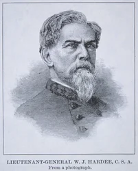 Portrait du lieutenant général W.J. Hardee (1815-73)