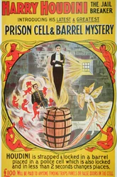 Affiche publicitaire pour un nouvel acte de Houdini
