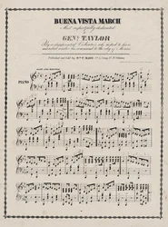 Partition musicale, Buena Vista March