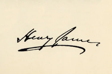 Signature de Henry James