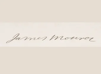 Signature de James Monroe