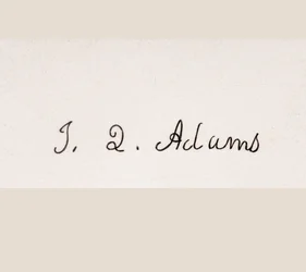 Signature de John Quincy Adams