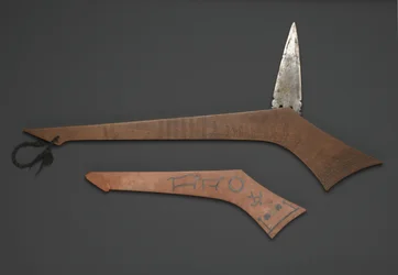Massue de guerre Sioux, de Fort Snelling, Minnesota