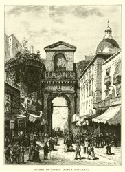 Rue à Naples, Porta Capuana
