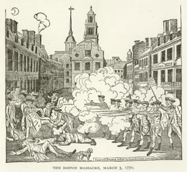 Le massacre de Boston, 5 mars 1770