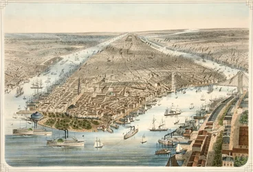 La ville de New York, pub. 1876