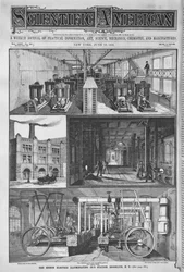 La station de la Edison Electric Illuminating Co, illustration de Scientific American, 1891