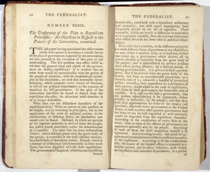 Le Fédéraliste, publié en 1788