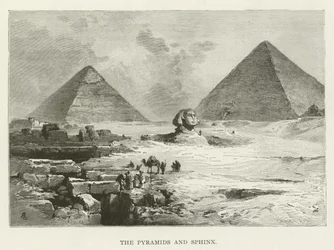 Les pyramides et le sphinx