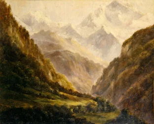Les Rocheuses, vers 1870
