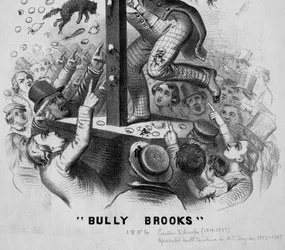 Le bon homme au bon endroit Bully Brooks (détail), vers 1856