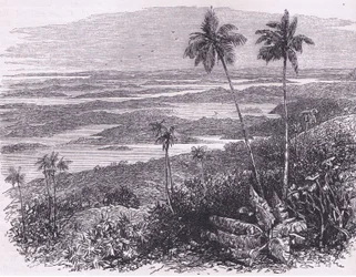 Vue des Bermudes, illustration de Cassell