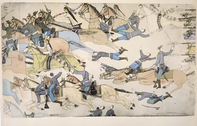Retraite du commandement du Major Marcus Reno