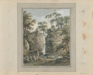 Vues en Angleterre, Écosse et Pays de Galles : Cascade du parc