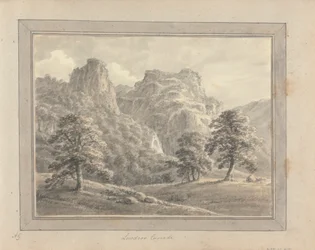 Vues en Angleterre, Écosse et Pays de Galles : Tour en Écosse ; Cascade de Lowdoor