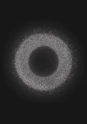 Anneau lumineux abstrait