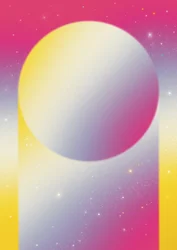 Cercle à dégradé cosmique