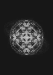 Sphère abstraite lumineuse