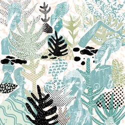 Sous-bois, 2015 (collage numérique)
