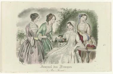 Journal des Femmes, vers 1850 : 4, Rue Favart