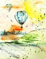 Vol en montgolfière à l