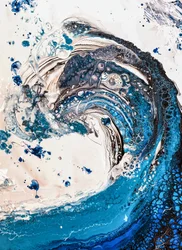 Abstrait « Vague océanique »
