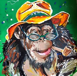 Le personnage de Smart Chimp