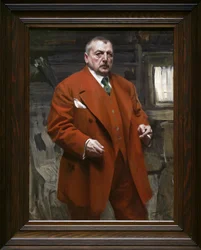 Autoportrait en rouge