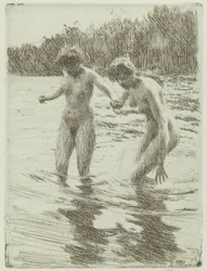 Deux baigneuses
