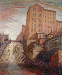 Brasserie Foss (huile sur toile)