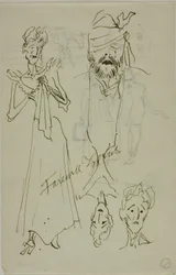 Adieu Zorns (recto) ; Adieu Deerings (verso)