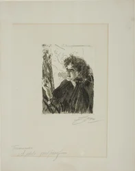 Fille avec une cigarette II