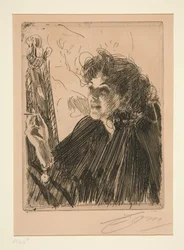 Fille à la cigarette II