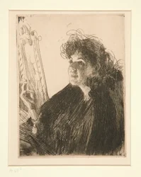 Fille avec une cigarette I