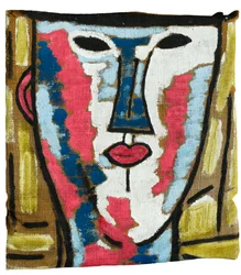OUTRAGE À MODIGLIANI - VISAGE FÉMININ