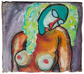 OUTRAGE À MODIGLIANI - FEMME ENDORMIE